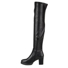 Bottes de plate-forme le noir 2