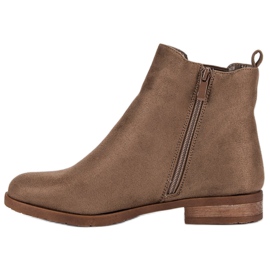 Bottines Chelsea en daim brun 3