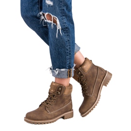 Super Me Trappeurs noués brun 2