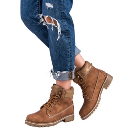 Super Me Trappeurs noués brun 2