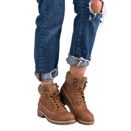 Super Me Trappeurs noués brun 1