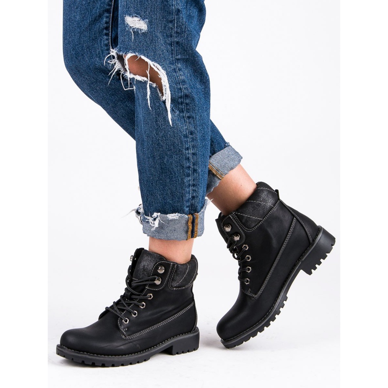 Super Me Trappeurs noués le noir 2