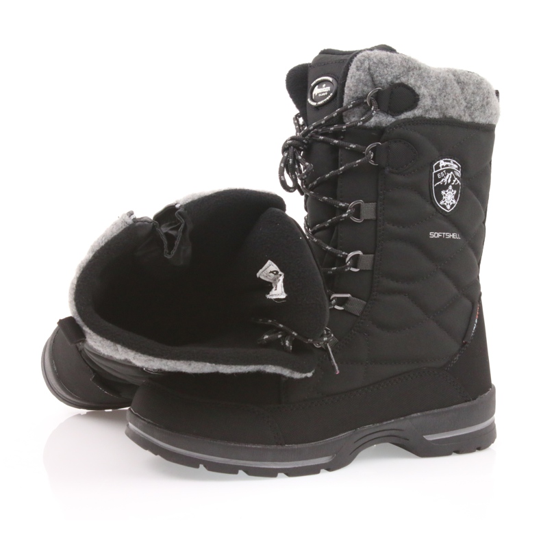 American Club Bottes de neige avec membrane American 702SB, noir gris 4