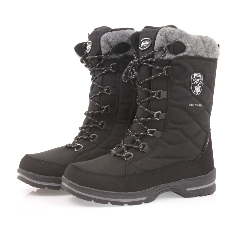 American Club Bottes de neige avec membrane American 702SB, noir gris 3