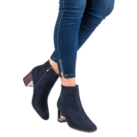 Bestelle Bottes d'automne élégantes bleu 1