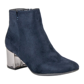 Bestelle Bottes d'automne élégantes bleu 2