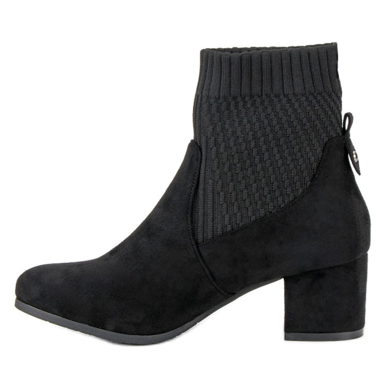 Nio Nio Bottines noires sur un poteau le noir 1