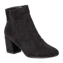 Nio Nio Bottes en daim classiques le noir 3
