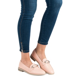 Super Me Mocassins à poudre rose 1