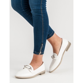 Super Me Mocassins blancs blanche 1