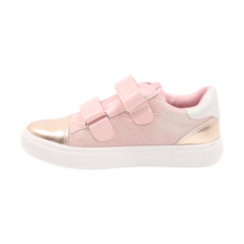 American Club Baskets, chaussures de sport américaines 16699 rose jaune 2