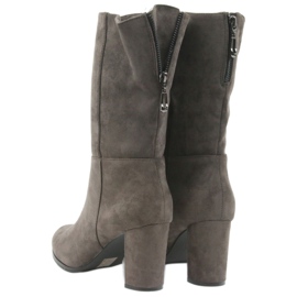 Bottes foncées bottes Coffe Sergio leone beige 4 Bottes foncées bottes Coffe Sergio leone beige 4