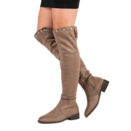 Cm Paris Cuissardes avec perles brun 1