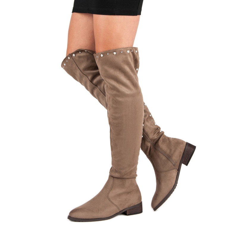 Cm Paris Cuissardes avec perles brun 1