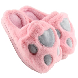 Chaussons femme rose et gris DD93 W.PINK 1
