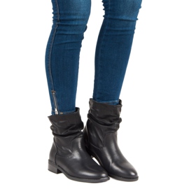 Super Me Bottes noires classiques le noir 4
