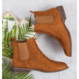 Via Giulia  Bottines Chelsea en daim brun 6