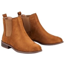 Via Giulia  Bottines Chelsea en daim brun 3