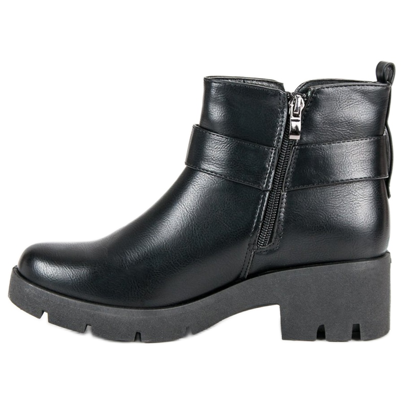 Bottines compensées noires le noir 1