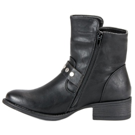 Bottes Rock noires le noir 1 Bottes Rock noires le noir 1
