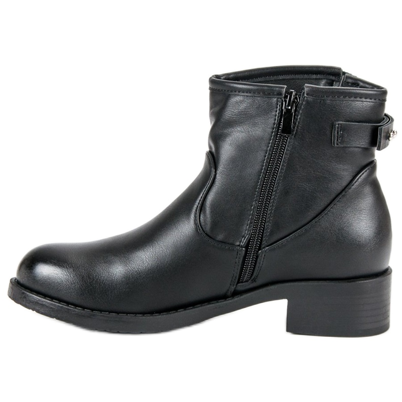 Super Me Bottes noires décontractées le noir 1