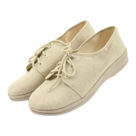 Befado chaussures homme pu 630M007 beige 3
