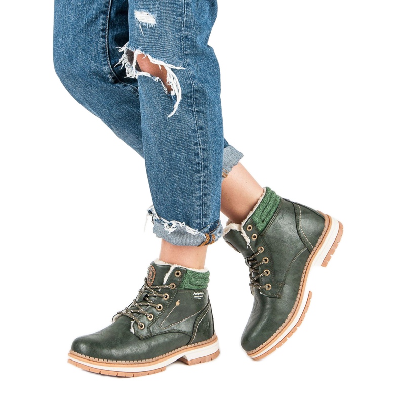 Arrigo Bello Trappeurs confortables gris 1