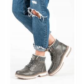 Arrigo Bello Trappeurs confortables gris 1 Arrigo Bello Trappeurs confortables gris 1