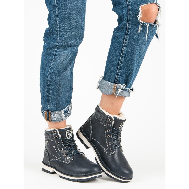 Arrigo Bello Trappeurs confortables bleu 2