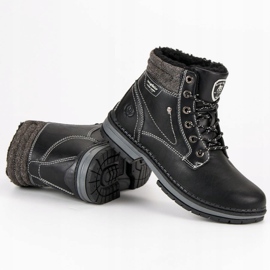 Arrigo Bello Trappeurs confortables le noir 2