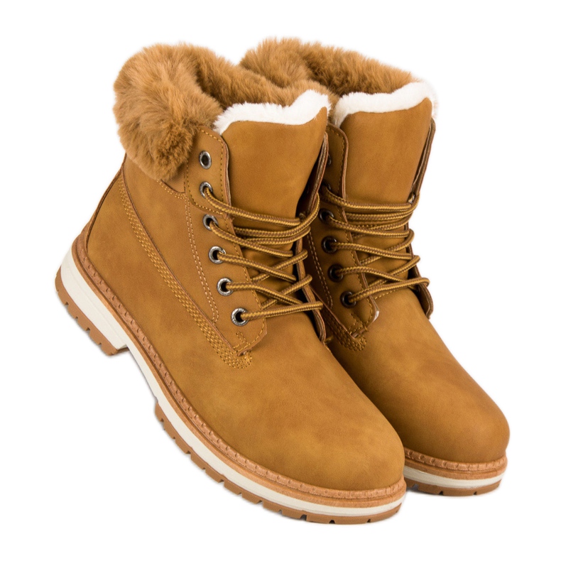 Fgm Paris Trappeurs de chameaux avec fourrure brun 1