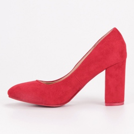 Seastar Escarpins en daim sur le pilier rouge 5