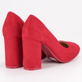 Seastar Escarpins en daim sur le pilier rouge 6