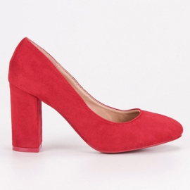 Seastar Escarpins en daim sur le pilier rouge 3