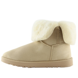 Emusy avec pompon beige SP04P Beige 1 Emusy avec pompon beige SP04P Beige 1