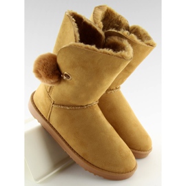 Emusy avec pompon camel SP04P Camel brun 4