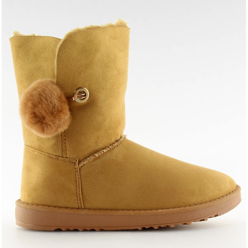 Emusy avec pompon camel SP04P Camel brun 1