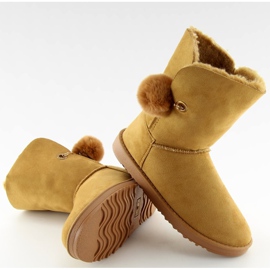 Emusy avec pompon camel SP04P Camel brun 3