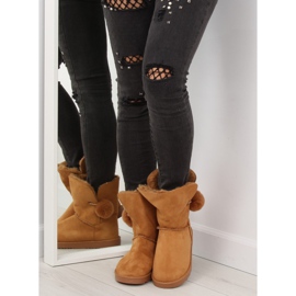 Emusy avec pompon camel SP04P Camel brun 7