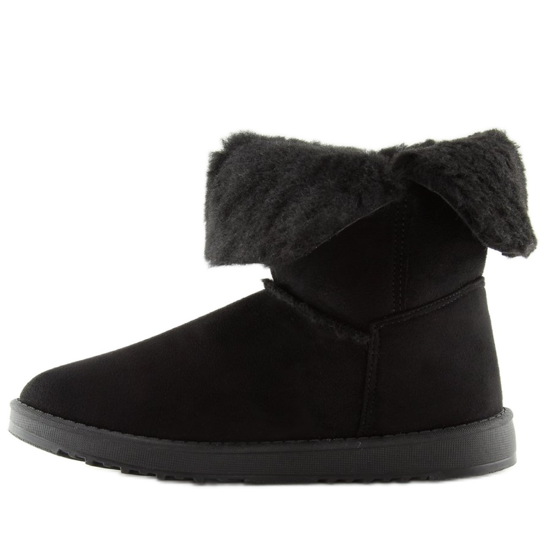 Emuses noires à pompon SP04P Noir le noir 1