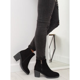 Bottines à talons larges noires 2013 Noir le noir 3