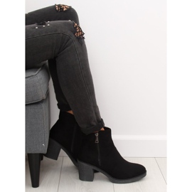 Bottines à talons larges noires 2013 Noir 2