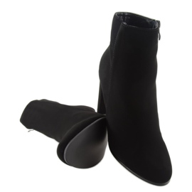 Bottines noires à talons 266-10 Noir le noir 1