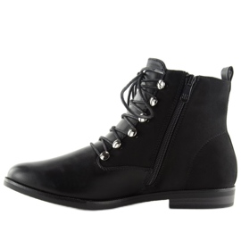 Noir Bottes noires pour femmes 8685 Noir le noir 2