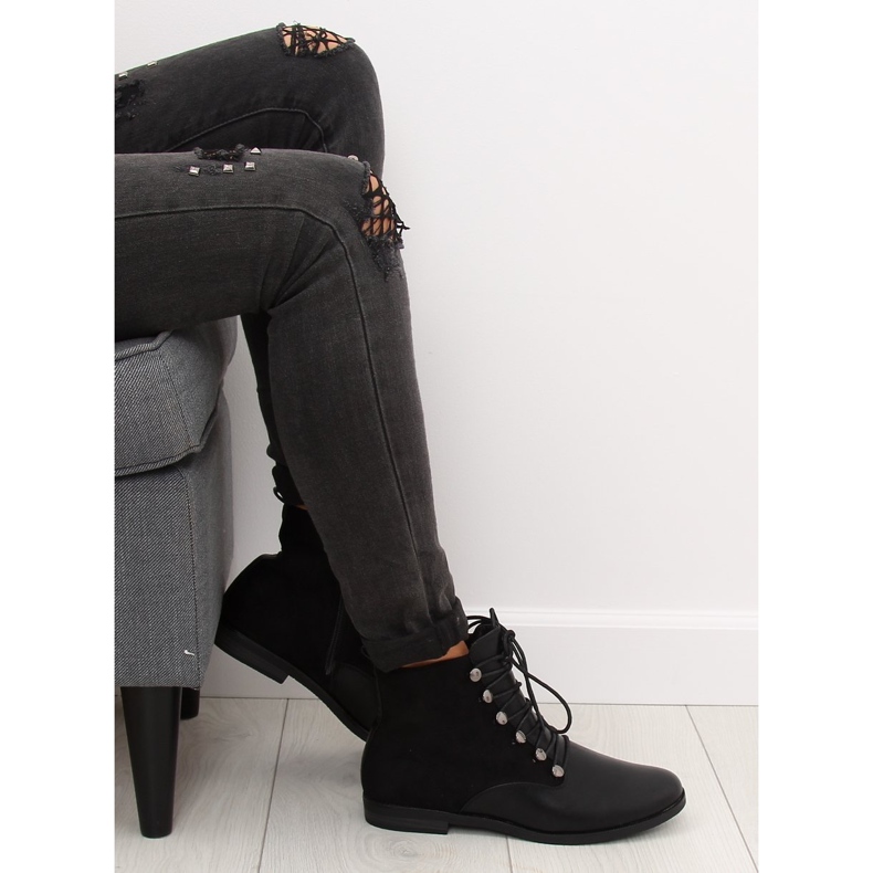 Noir Bottes noires pour femmes 8685 Noir 1