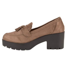 Ch. Creation Mocassins élégants brun 5