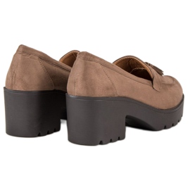Ch. Creation Mocassins élégants brun 1
