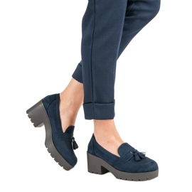 Ch. Creation Mocassins élégants bleu 3