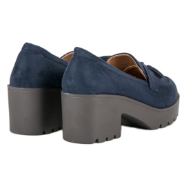 Ch. Creation Mocassins élégants bleu 6