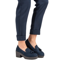 Ch. Creation Mocassins élégants bleu 2